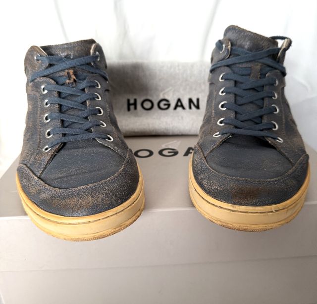 Hogan Sneakers Vintage Blu/Marrone