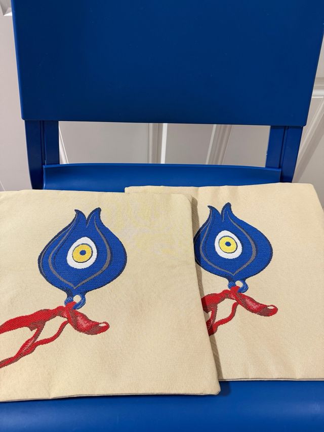 Cojín artesanal turco ojo turco