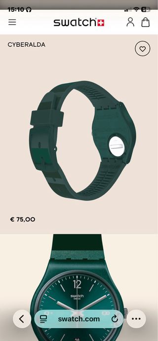 Swatch Cyberlada GG408 Verde