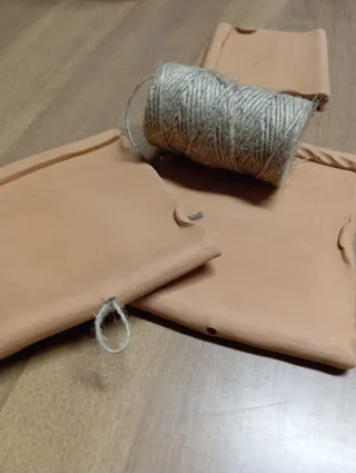 4 pergamene in terracotta