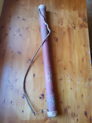 Palo de lluvia o agua música artesanal