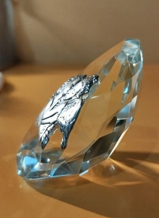 Soprammobile Fantin Argenti Angeli Cristallo