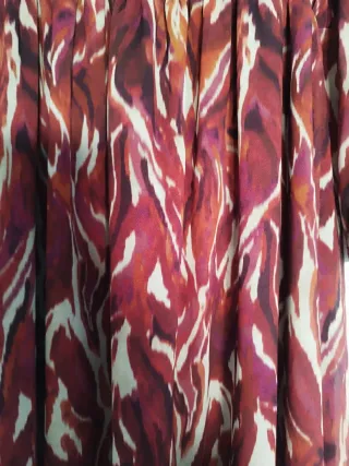 Vestido midi estampado