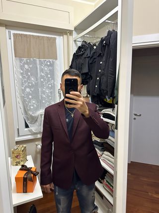 Giacca uomo L bordeaux
