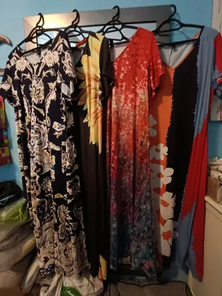 4 Vestidos Shein Talla 4XL.