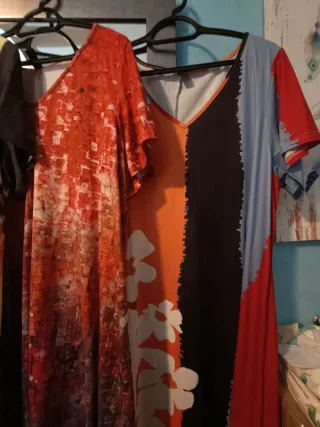 4 Vestidos Shein Talla 4XL.