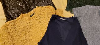 Blusas M Negro y Amarillo, Verde