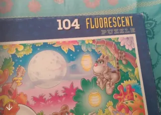 Puzzle Clementoni 104 pezzi Fluorescent