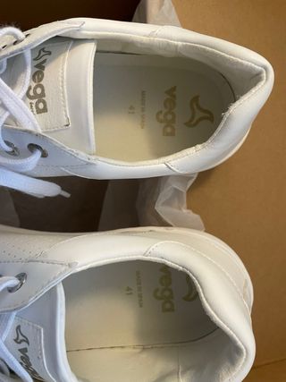 Zapatillas Vega Barefoot Talla 41 Blanca ( unisex)