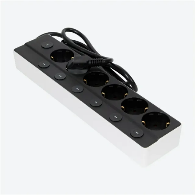 Multipresa 6 prese con interruttore