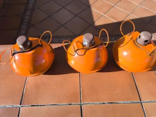 Antigua Lámpara  Industrial Retro, Vintage Italia