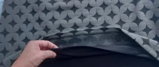 Falda Trucco Estampada Gris Talla L