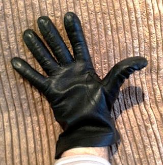 GUANTES MILITARES DE PIEL CUERO SIN FORRO PIEL