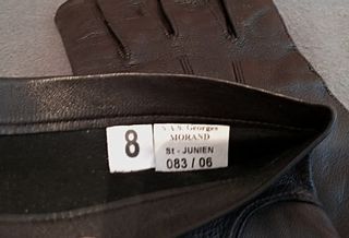 GUANTES MILITARES DE PIEL CUERO SIN FORRO PIEL