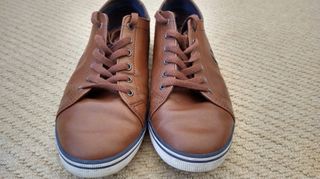 Zapatillas Fred Perry Cuero Marrón UK 10 44/45