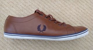 Zapatillas Fred Perry Cuero Marrón UK 10 44/45