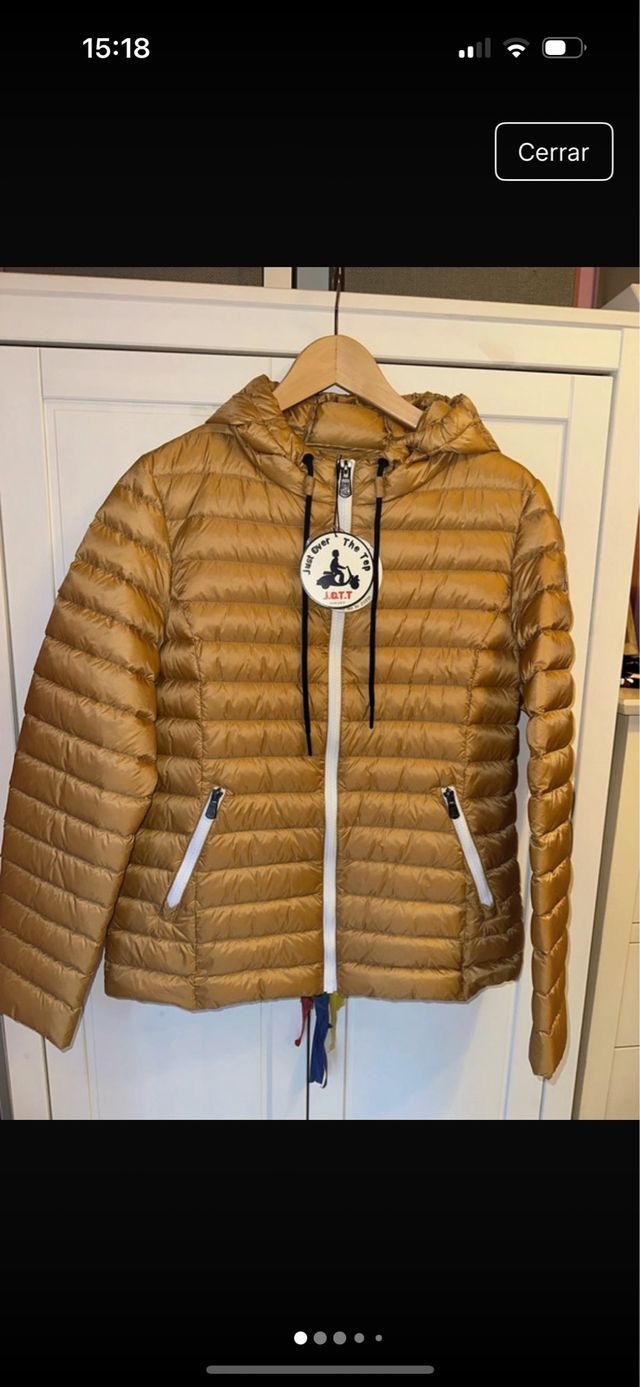 Plumífero Jott Mujer Dorado