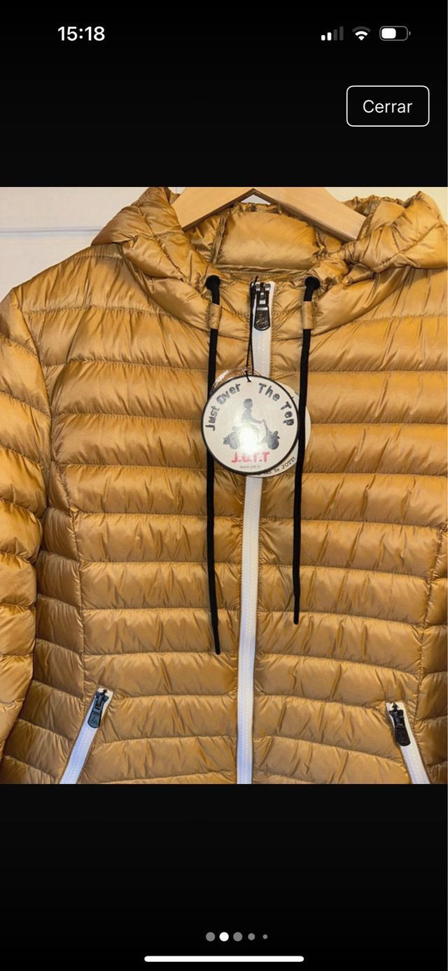 Plumífero Jott Mujer Dorado