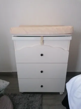 Cómoda cambiador bebé