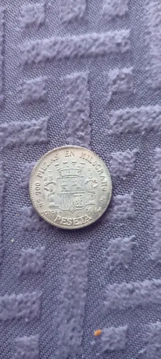 Moneda 1 Peseta 1869 Gobierno Provisional