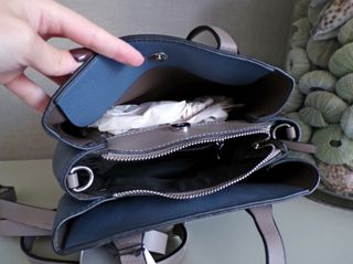 Bolso Parfois Azul y Beige