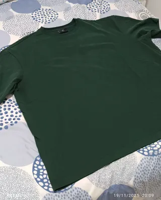 Camiseta H&M Verde Talla XXL
