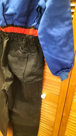 Mono de trabajo Elf Moto Azul y Negro talla M