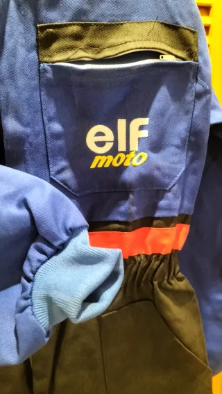 Mono de trabajo Elf Moto Azul y Negro talla M