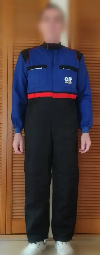 Mono de trabajo Elf Moto Azul y Negro talla M