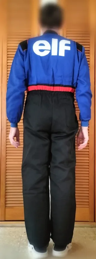 Mono de trabajo Elf Moto Azul y Negro talla M