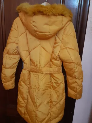 Chaqueta acolchada mujer amarilla XL