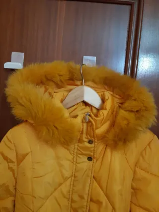 Chaqueta acolchada mujer amarilla XL