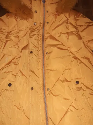 Chaqueta acolchada mujer amarilla XL