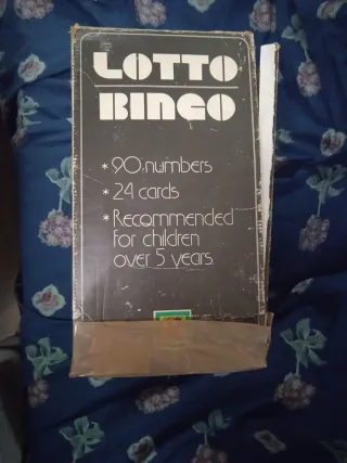 ANTIGUO BINGO AÑOS 70 MARCA CHICOS EN SU CAJA
