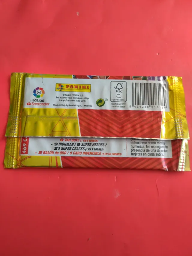 Confezione di figurine Adrenalyn La Liga 2018-19 non aperta