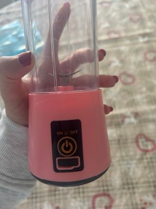Mini Batidora USB 380ml Rosa