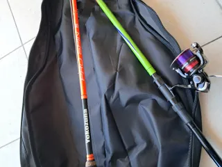 Carretes y cañas pesca