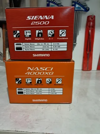 Carretes y cañas pesca