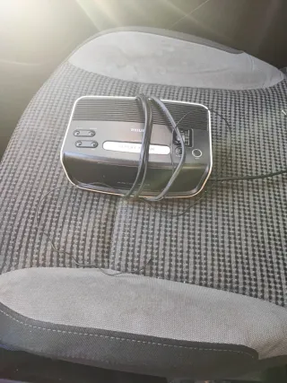 Radio Despertador Philips Negro/Gris