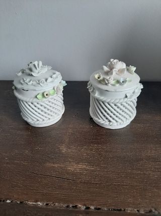 Set portagioie e oggetti Capodimonte