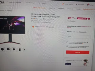 Monitor LG ultragear 27'