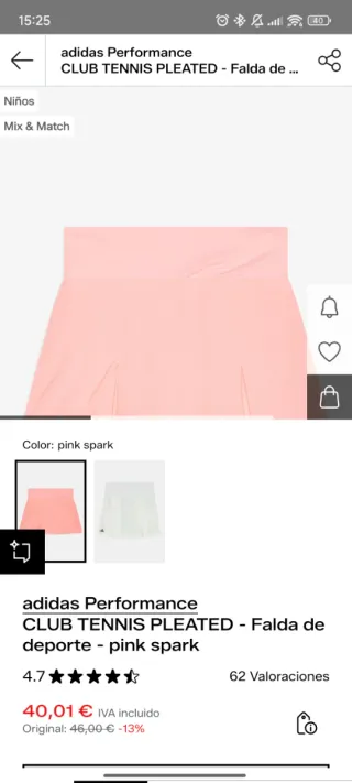 Falda Adidas con pantalón