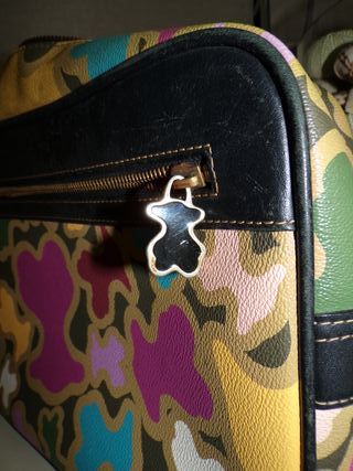 Bolso piel Tous multicolor