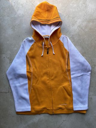 Sudadera vintage naranja y blanca