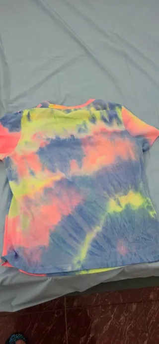Camiseta Tie-Dye Rosa y Azul