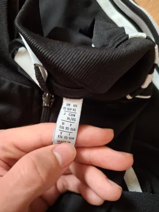 Chándal Adidas Negro Talla 15-16 Años