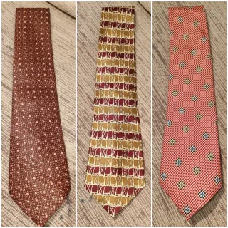 Lote 3 corbatas hombre