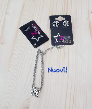 Braccialetto e orecchini bimba Stellazeta