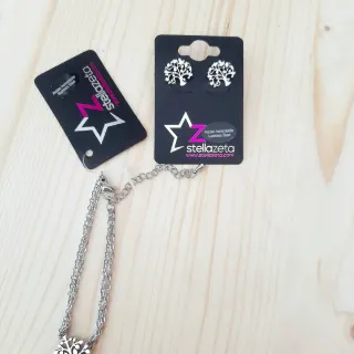 Braccialetto e orecchini bimba Stellazeta