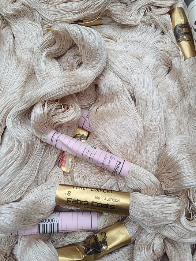 Hilo Perlé Egipcio Fabra Coats Nº 8